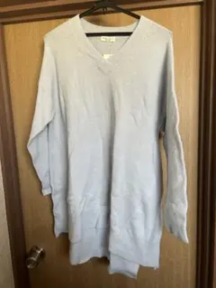 earth music&ecology ビッグシルエットもっちりニットチュニック