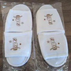 【Disney】トイ・ストーリーホテル　スリッパ 大人用2個セット