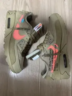 スニーカー NIKE OFF-WHITE AIR MAX 90 DESERT TD 16cm Off White x Nike Air Max 90 The Ten - Size 12 - AA7293 100