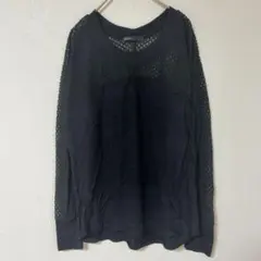 Yohji Yamamoto シアー サマーニット カットソー M ネイビー - メルカリ