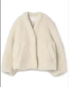 BALLSEYクリンプファーノーカラーショートコート