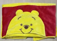 【新品未使用】プーさん　フード付きブランケット　ブランケット　毛布　防寒