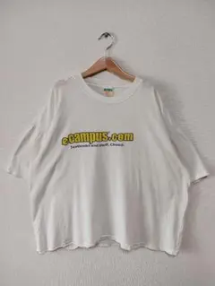 334 90s USA古着 企業 フロントロゴ シングルステッチ Tシャツ