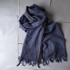 Gap ストライプ柄 ストール ブルー