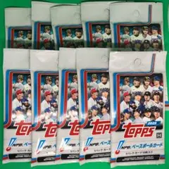 2025 TOPPS NPB ベースボールカード 10パック