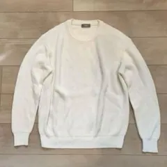 【美品】SHIPS ビッグ畦編みクルーネックニット M