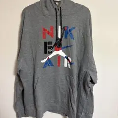 NIKE ジョーダン　パーカー　XL グレーのサムネイル