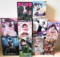 人気アニメ　美少女系　プライズフィギュア　10点セット　まとめ売り