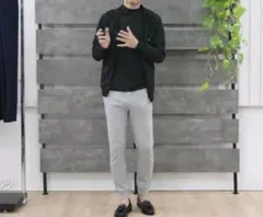 three dots スリードッツ サンデッドジャージー モックネック Tシャツのサムネイル