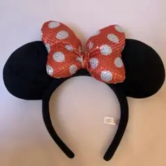 ディズニー ミニーマウス カチューシャ スパンコール