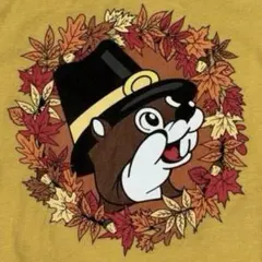 Buc-ee's バッキーズ 両面デザイン Tシャツ XL アプリコットイエロー