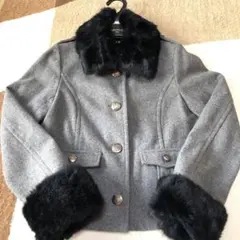 【美品】コート　ショート丈　グレー　INGNI