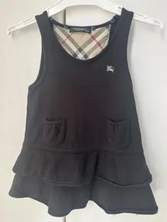 BURBERRY フリル付きワンピース 80cm ノバチェック