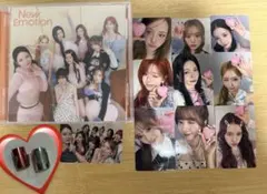 【銀テープ付】NiziU New Emotion 通常盤　トレカ　コンプ