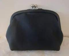 中川政七商店 牛革 がま口財布 黒 ブラック 新品未使用 牛革のがま口札入れ｜かばんの中身｜中川政七商店 公式サイト