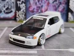 ホットウィールカスタム ホンダ シビック Ek9 環状族l 段リム☆トミカ改造 ホットウィールカスタム ホンダ シビック Ek9 環状族l 段リム☆トミカ