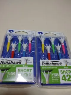 トマホーク ショートティー ダイヤ ゴルフ 新品 セット