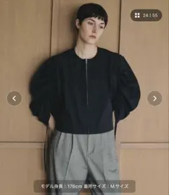 ジャケット・アウター check frill shirt blouson FEKETE check frill shirt blouson FEKETE - メルカリ