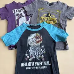 ジョイヒス、ヒスミニTシャツ3枚セット 100cmのサムネイル