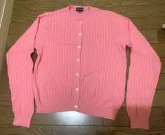 Ralph Lauren ラルフローレン　ケーブルニット　薄手カーディガン