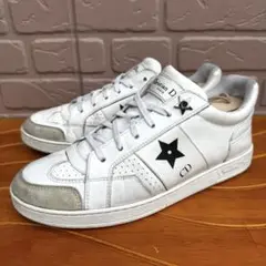 クリスチャンディオール Dior CDロゴ スター レザー ローカット 
