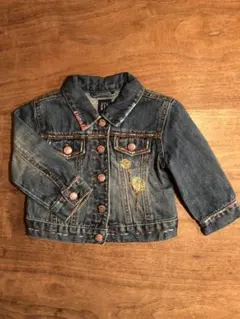 baby gap ベビーギャップ 刺繍Gジャン デニムジャケット【美品】