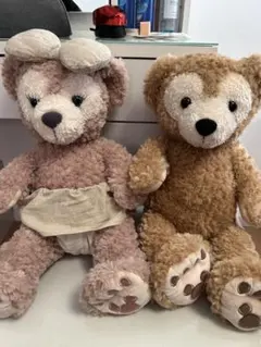ダッフィー&シェリーメイ　ぬいぐるみ2点セット