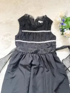 キャサリンコテージ ワンピース150 黒 ドレス　フォーマル　上品　レース