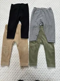 ベビースパッツ・レギンス4点セット　ユニクロ80