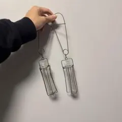 壁掛け　一輪挿し　アンティーク フラワーベース