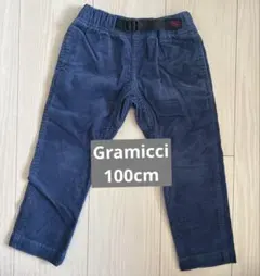 Gramicciコーデュロイパンツ100cm 青　グラミチ