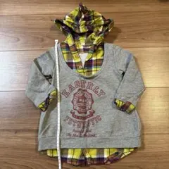 重ね着風トレーナー　80