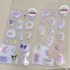 マイメロディ マイメロ クロミ ぷくぷくシール ぷくっとシール