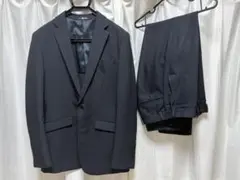 【美品】スーツセレクト　Y￼6 4S セットアップ 紺色　ネイビー￼