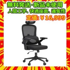 SIHOO M102C 人間工学 メッシュチェア ブラック 新品未使用のサムネイル