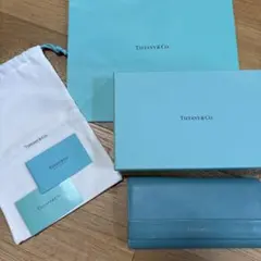 Tiffany & Co. 水色 長財布