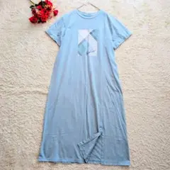 BLUE LABEL CRESTBRIDGE♪ワンピース　マキシ丈　ブルー　M