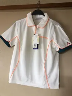 【新品未使用】レディースle coq sportif ポロシャツ Mサイズ　白色のサムネイル
