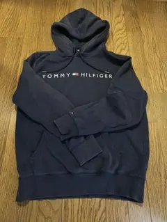 TOMMY HILFIGER ネイビー パーカー Lサイズ