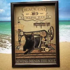 137:今日の気分は?  猫　アート　ポスター  にゃんテリア　猫