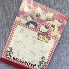希少レア ハローキティ レターセット 雪だるま シール 2001年製