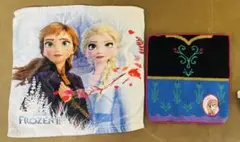 ディズニー アナと雪の女王 ミニタオル ハンカチ 2枚組