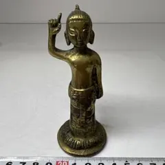 唐時代 青銅佛頭 T佛首 仏像 古美術 中国古玩 骨董品 時代物 旧家