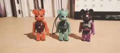 ベアブリック フィギュア 3色セット ガンダム