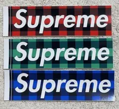 新品希少レアsupremeボックスロゴホログラムステッカー 3枚セット 