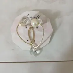 Airuth ハート型フープ　イヤーカフ