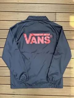 希少フラッグタグ　vansコーチジャケットネイビーM スケーター、ストリート
