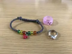 【セット販売】ディズニーリゾート　ブレスレット　リング　指輪　ディズニーランド