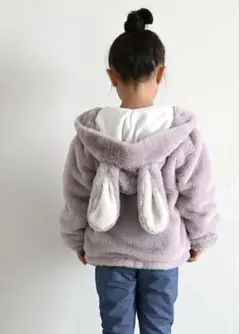 Si Shu Non うさみみ　ラベンダー　ファージャケット