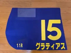 シルキーラグーンGⅠ調教ゼッケン】シルキーラグーン 特殊調教ゼッケン